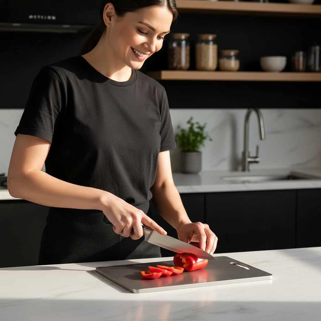 PureCut — Titanium Cutting Board