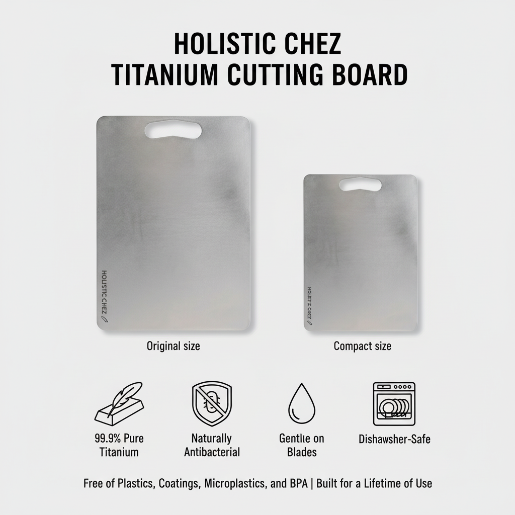 PureCut — Titanium Cutting Board